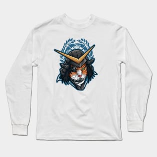 Samurai Cat Long Sleeve T-Shirt